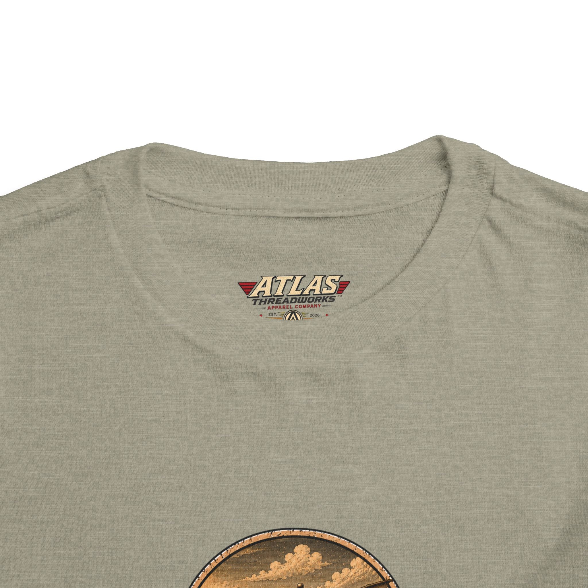 Atlas Threadworks Toddler Tee — Vintage Aviation Logo Shirt