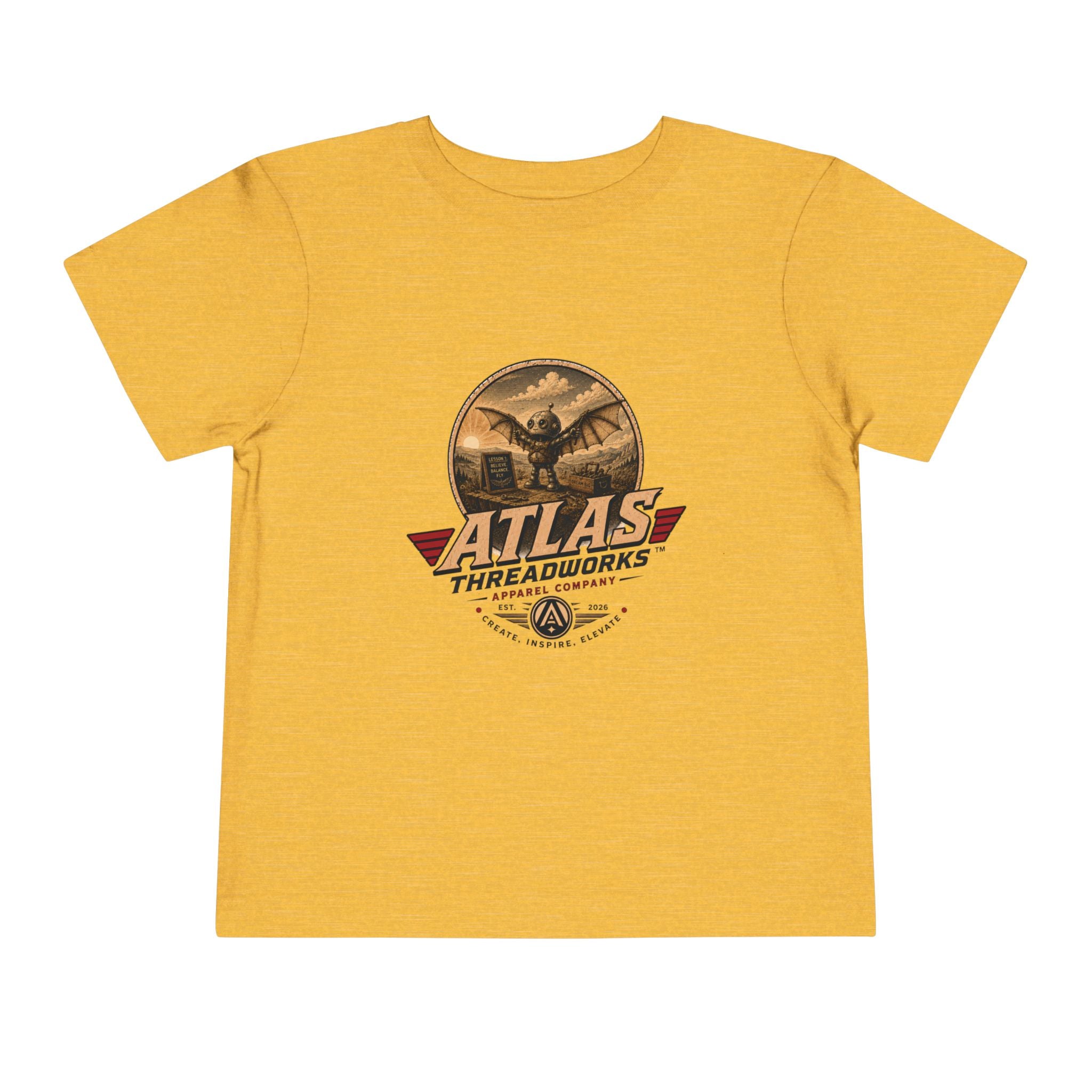Atlas Threadworks Toddler Tee — Vintage Aviation Logo Shirt