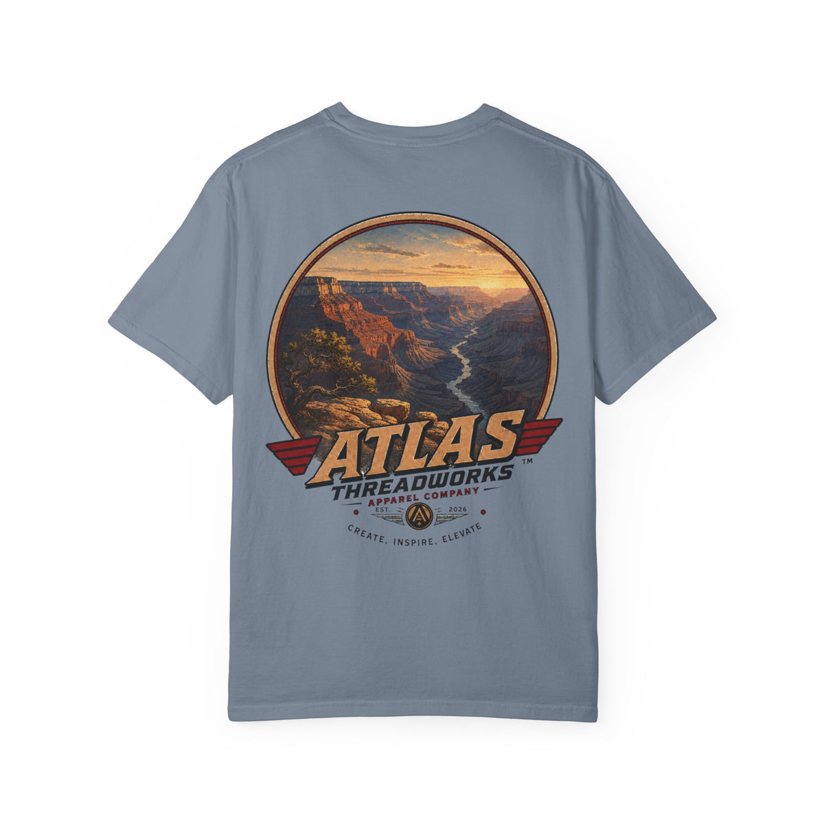 Atlas Threadworks Scenic T-Shirt — Vintage Canyon Graphic Tee