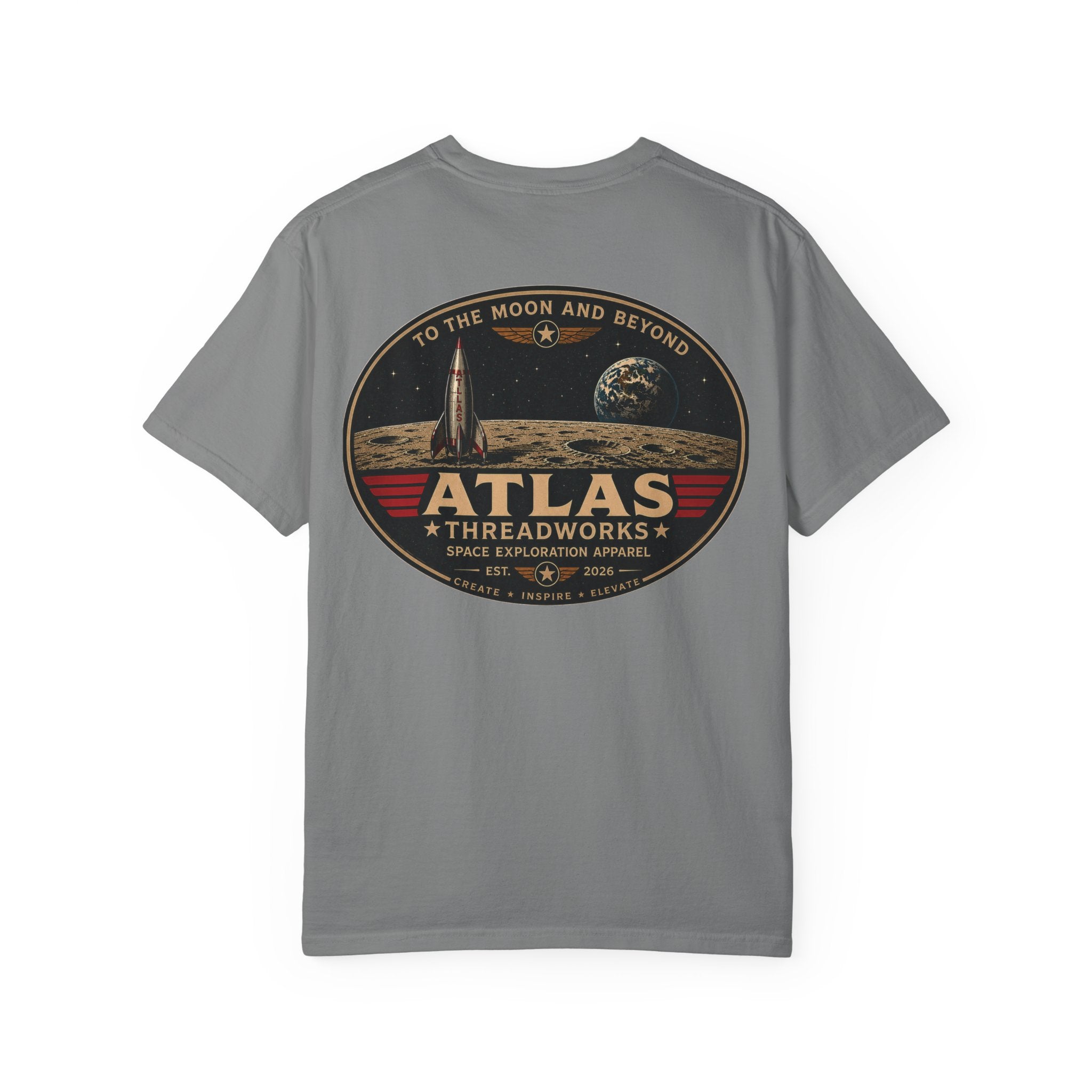 Atlas Threadworks Space Exploration Moon & Rocket