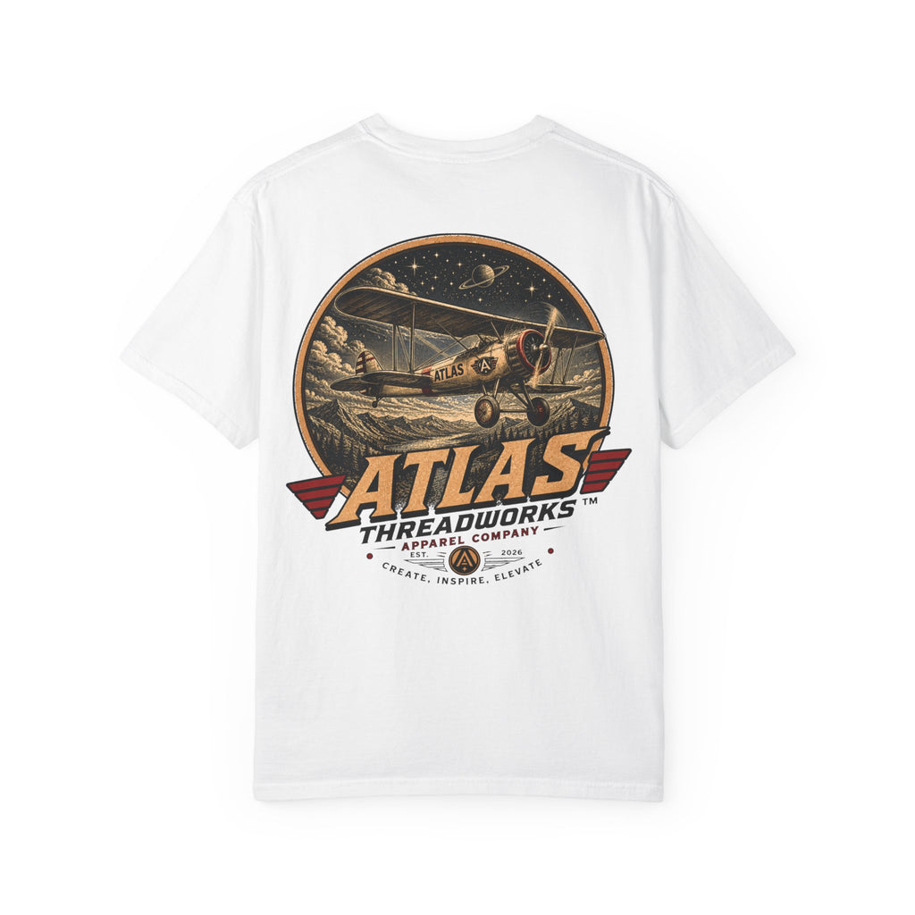 Vintage Atlas Threadworks Airplane T-Shirt