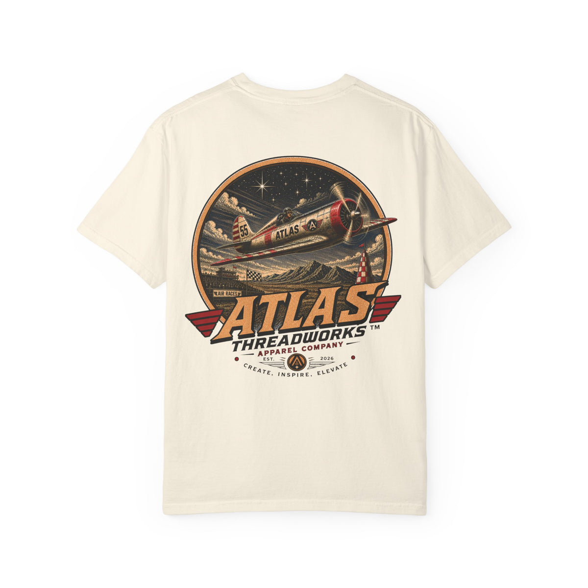 Atlas Threadworks Vintage Airplane T-Shirt