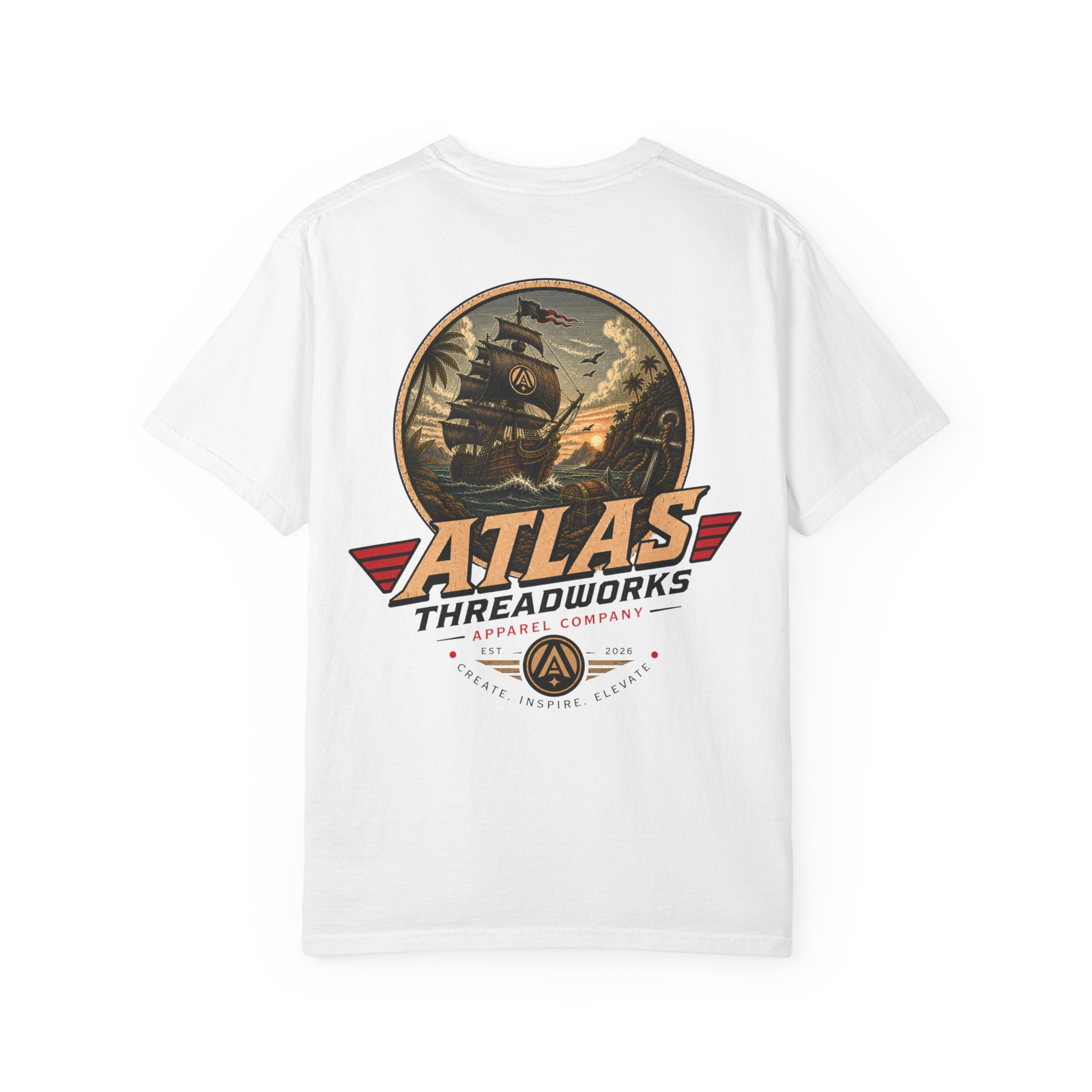 Atlas Threadworks Anchor & Ship Graphic T-Shirt