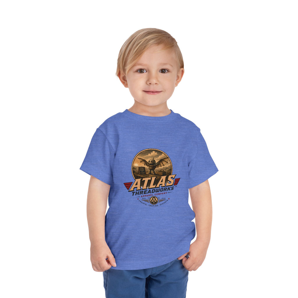 Atlas Threadworks Toddler Tee — Vintage Aviation Logo Shirt