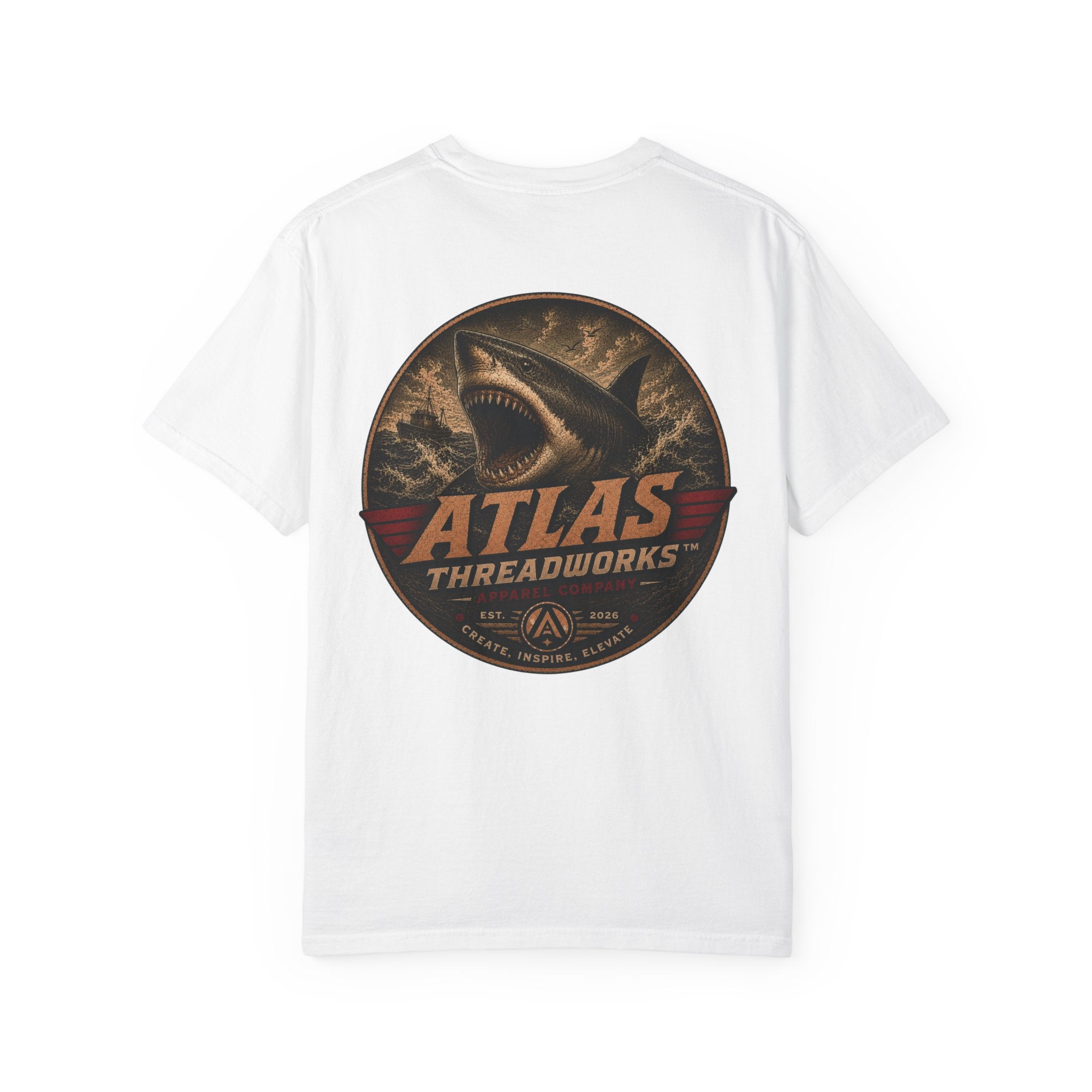 Atlas Threadworks Shark Logo T‑Shirt