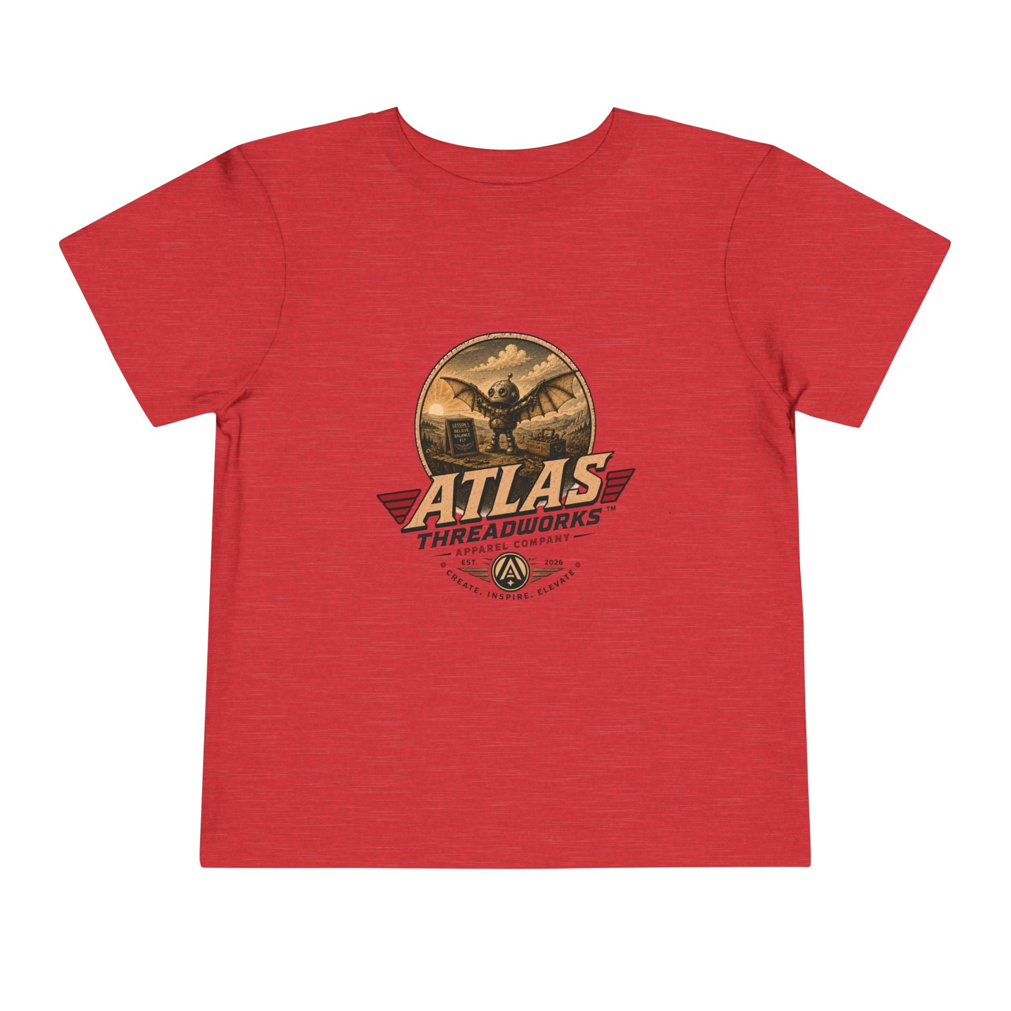 Atlas Threadworks Toddler Tee — Vintage Aviation Logo Shirt