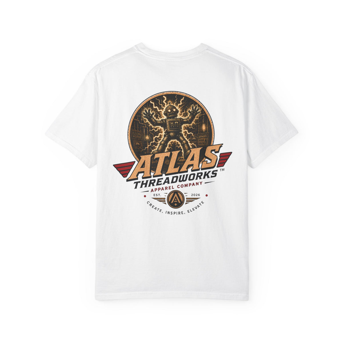 Atlas Threadworks Graphic T-Shirt — Vintage Electric Robot
