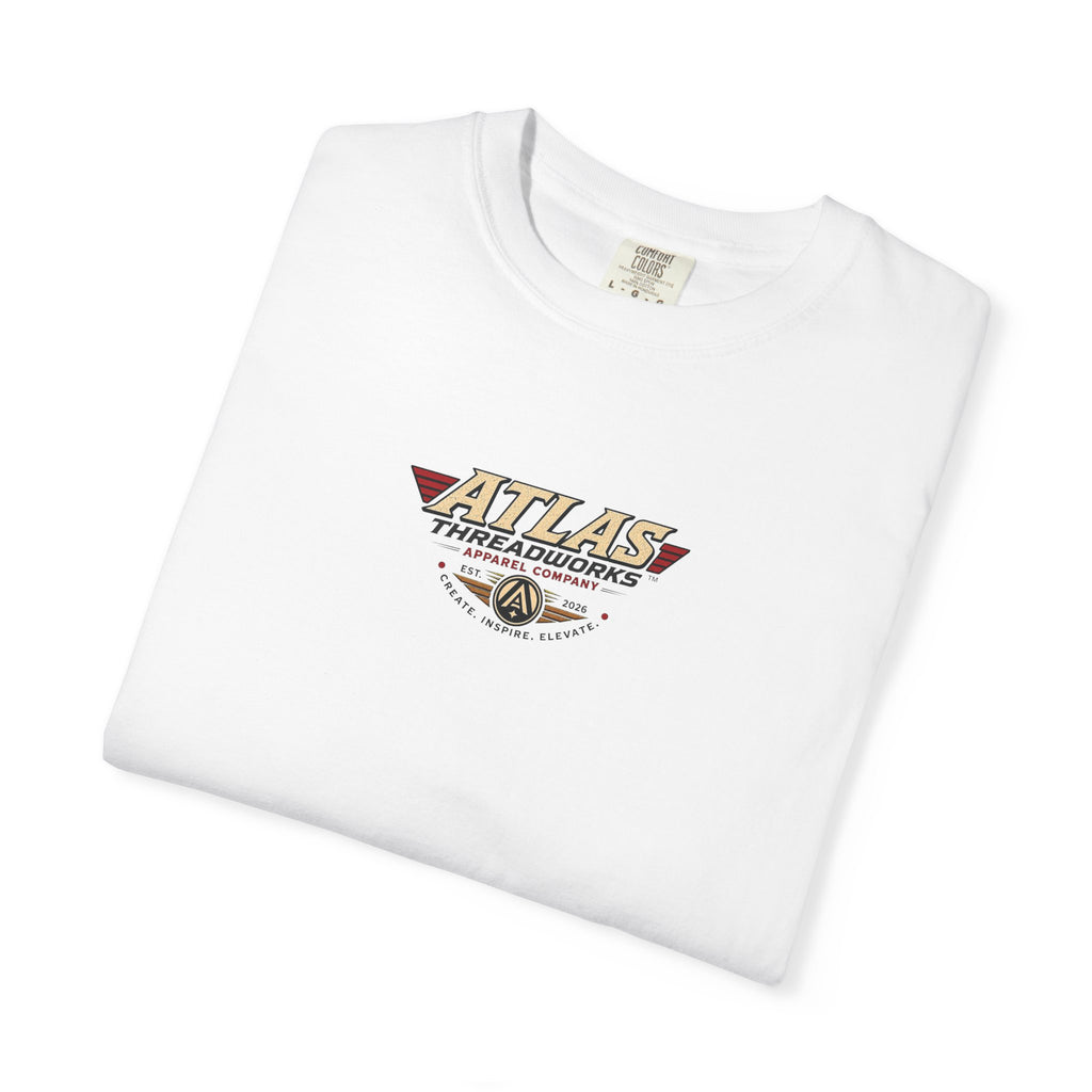 Atlas Threadworks Robot Logo T-Shirt — Vintage Retro Graphic Tee