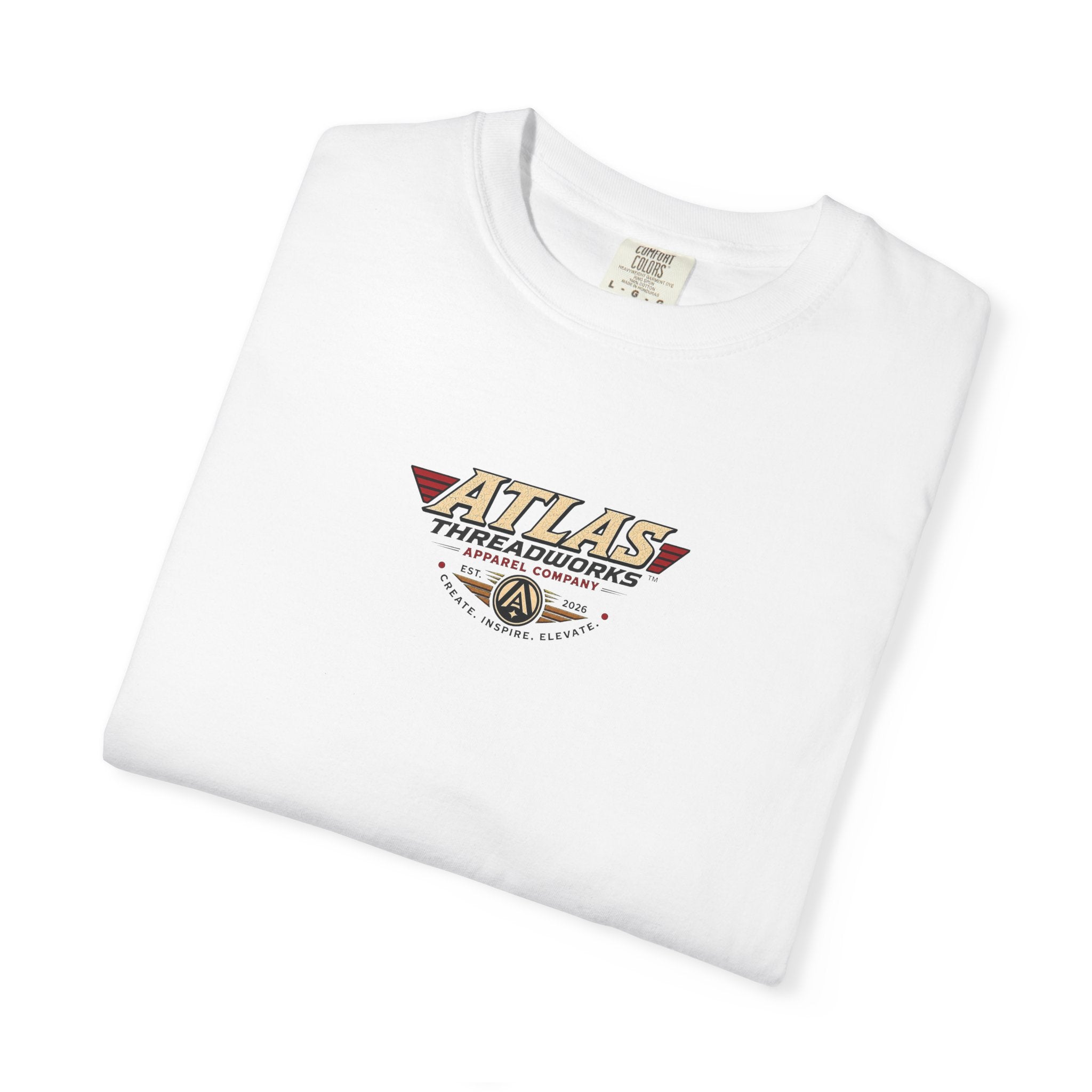 Atlas Threadworks Robot Logo T-Shirt — Vintage Retro Graphic Tee