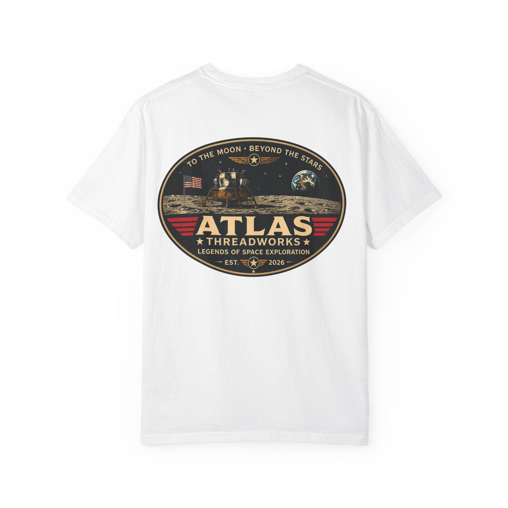 Atlas Threadworks Vintage Space Exploration T-Shirt Moon Landing