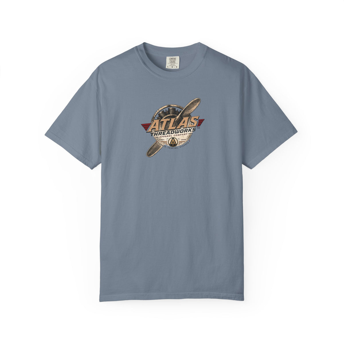 Vintage Atlas Threadworks Airplane T-Shirt
