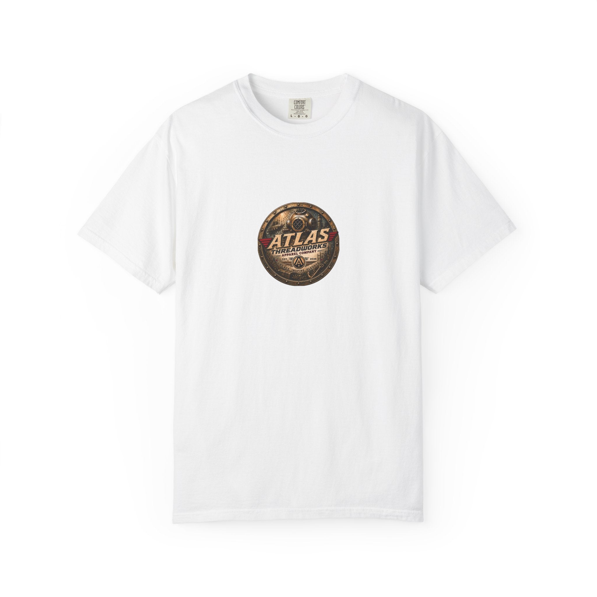 Atlas Threadworks Graphic T‑Shirt — Vintage Whale Logo Tee