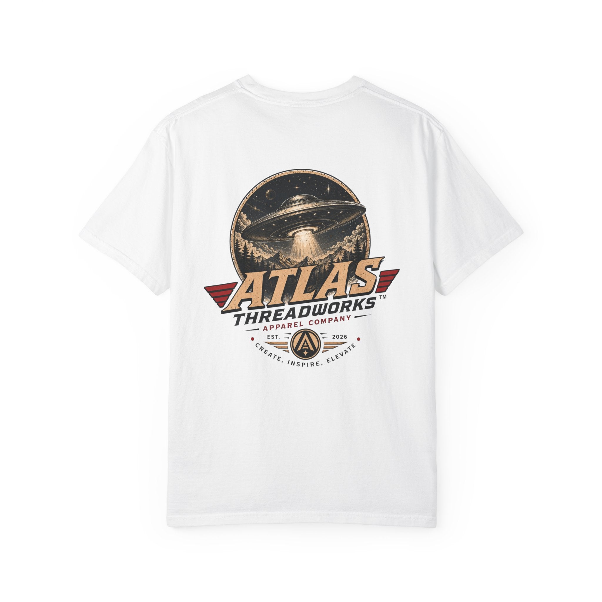 T-Shirt — Atlas Threadworks Vintage UFO Graphic Tee