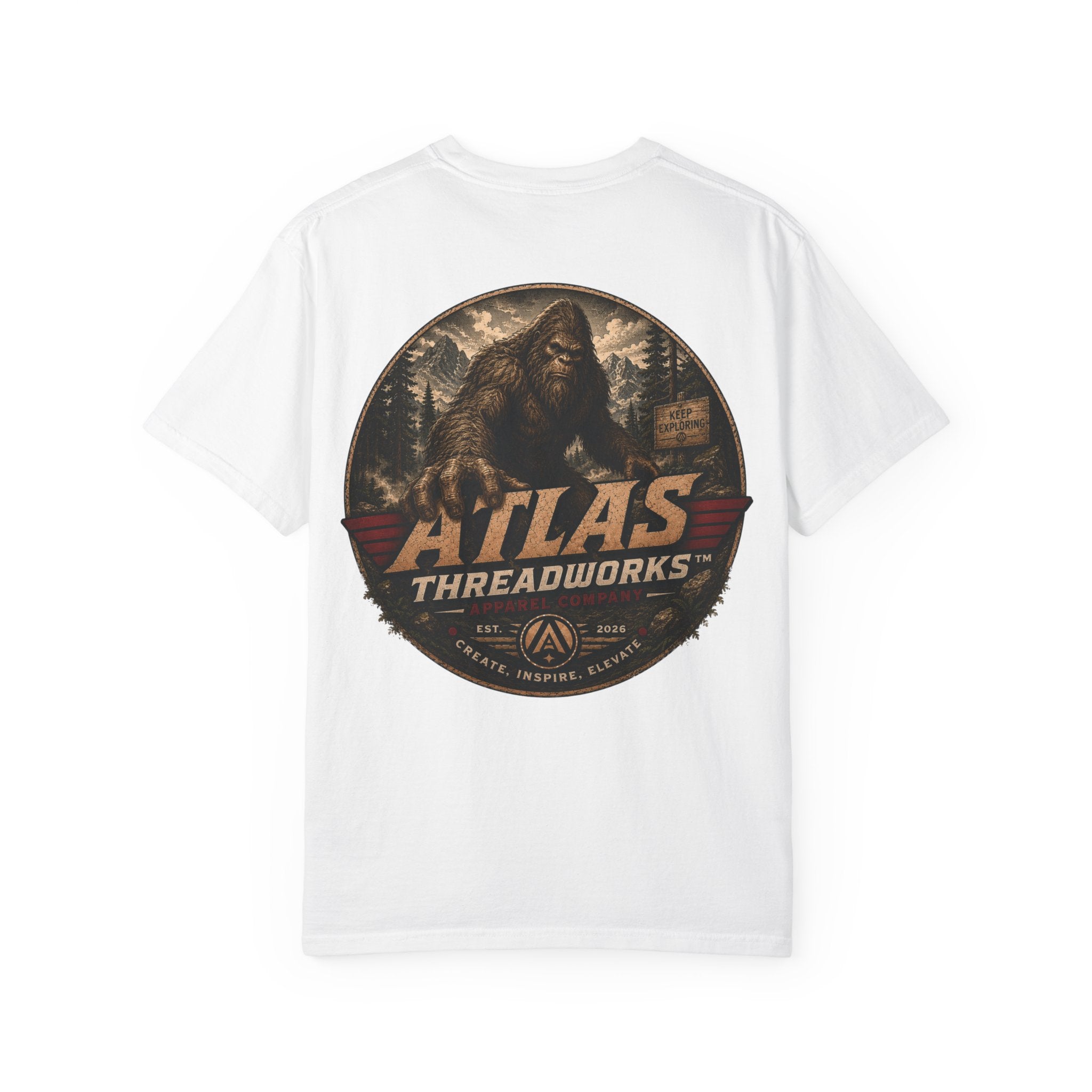 Atlas Threadworks Big Foot Logo T-Shirt — Vintage Outdoor Graphic Tee