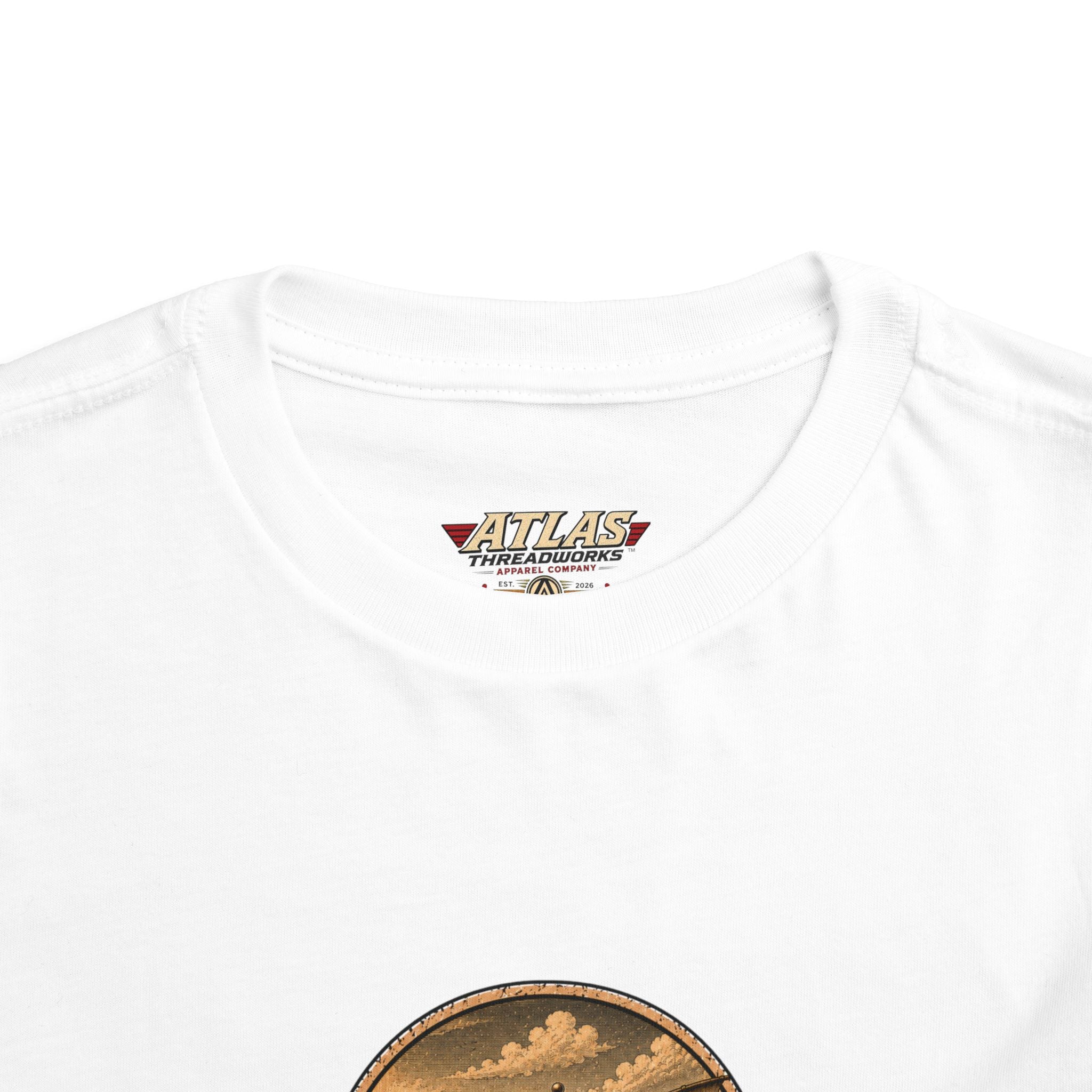 Atlas Threadworks Toddler Tee — Vintage Aviation Logo Shirt